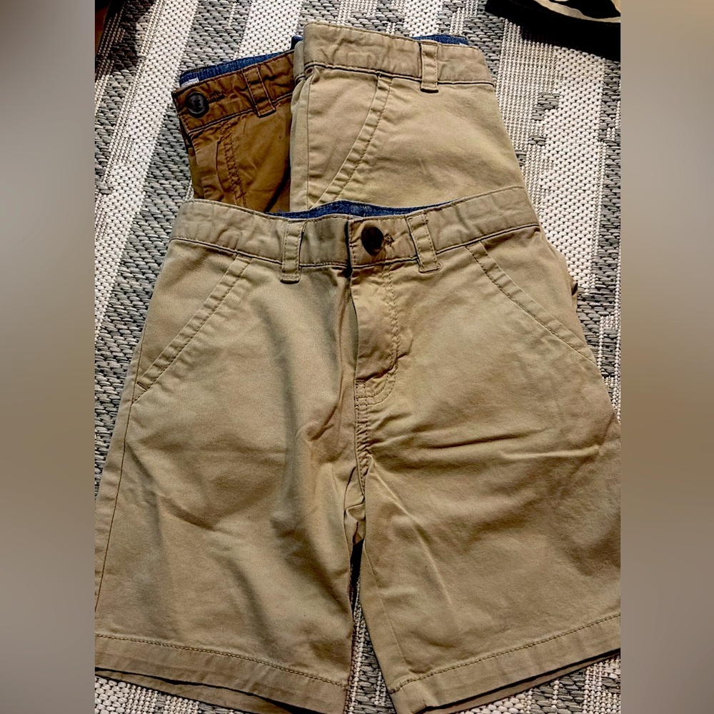 Boys Khaki Uniform Shorts - Sz: 7